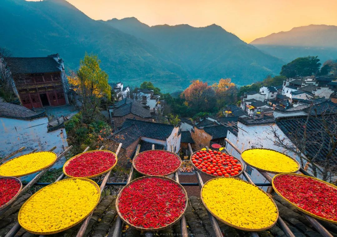 婺源秋色最佳观赏时间2018_婺源秋色旅游攻略_婺源秋天景色
