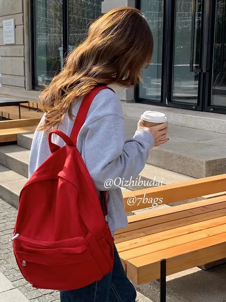 印花女双肩背包_印花系列肩背包_包包印花时尚单肩女包