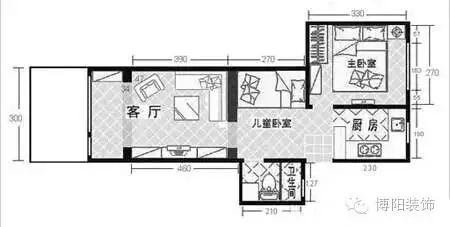 小户型特色装修设计_小户型 装修 时尚_户型装修时尚小屋效果图