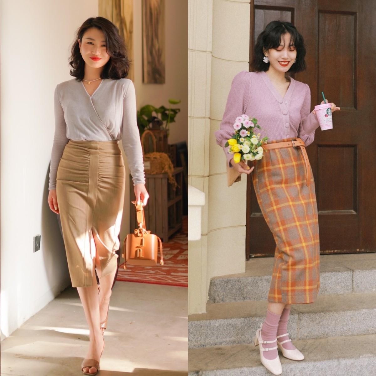 搭配衣服图片女装2020_开衫的时尚搭配图片_搭配衣服图片女