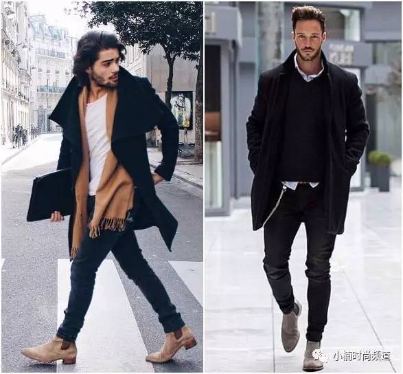 靴子穿搭男_时尚男靴子_靴子男士
