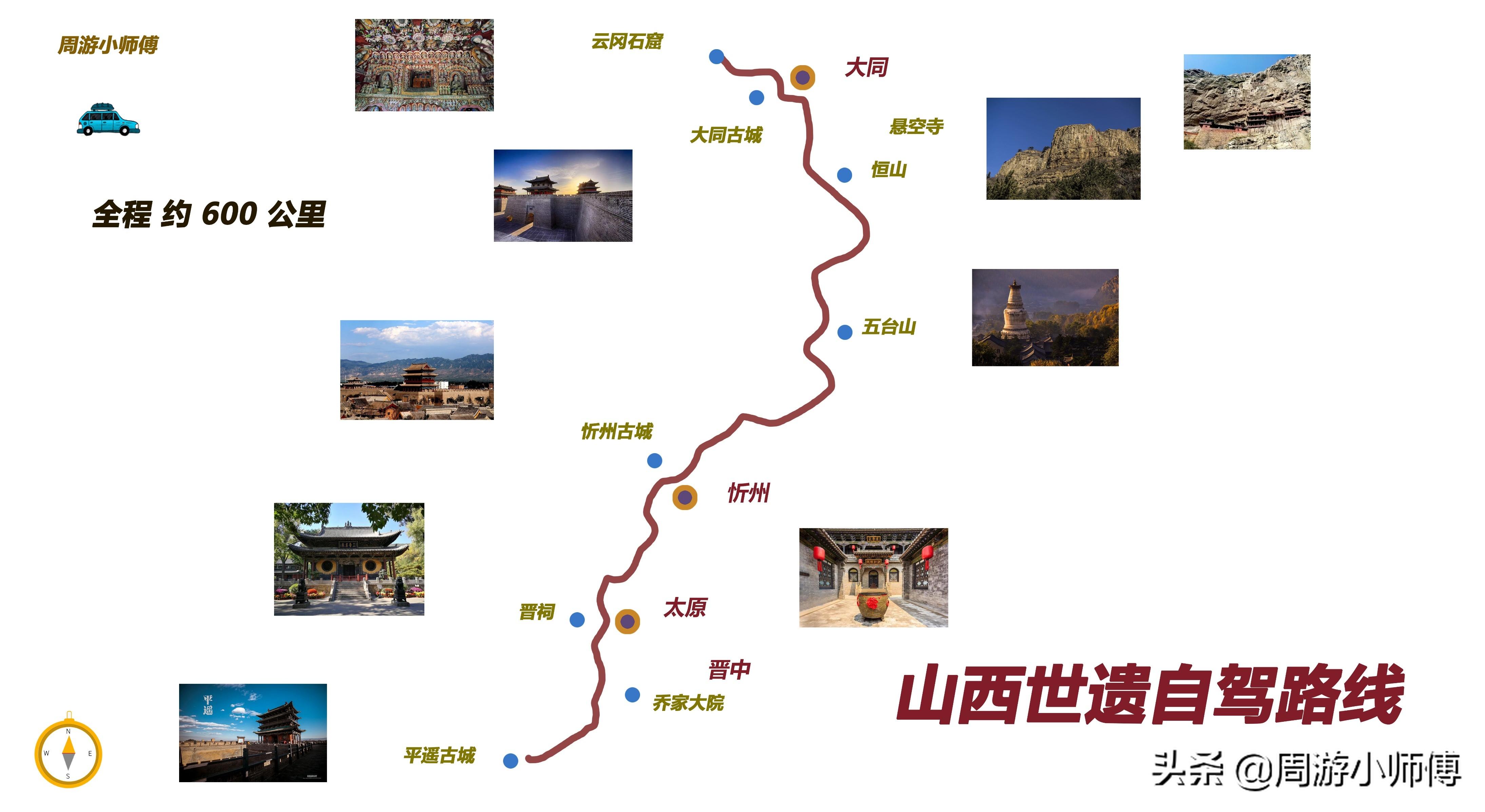 自驾山西旅游线路全攻略_自驾游山西最佳路线图_山西自驾游旅游攻略